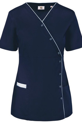 WK. Designed To Work WK506 - Ladies’ polycotton smock with press studs