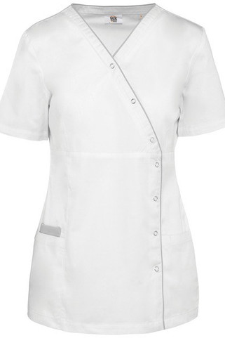 WK. Designed To Work WK506 - Ladies’ polycotton smock with press studs