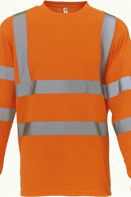 Yoko YHVJ420 - T-shirt haute visibilité manches longues