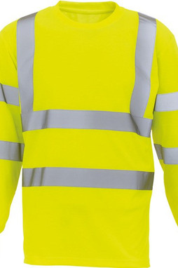 Yoko YHVJ420 - T-shirt haute visibilité manches longues