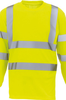 Yoko YHVJ420 - T-shirt haute visibilité manches longues