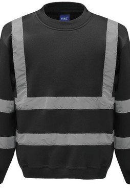 Yoko YHVJ510 - Reflektierender Sicherheits-Sweatshirt für Berufskleidung