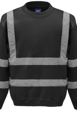 Yoko YHVJ510 - Sweat-shirt haute visibilité col rond