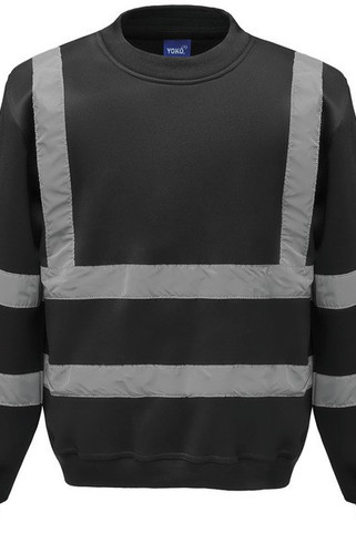 Yoko YHVJ510 - Hi-Vis crew neck Sweatshirt