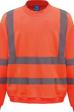 Yoko YHVJ510 - Reflektierender Sicherheits-Sweatshirt für Berufskleidung