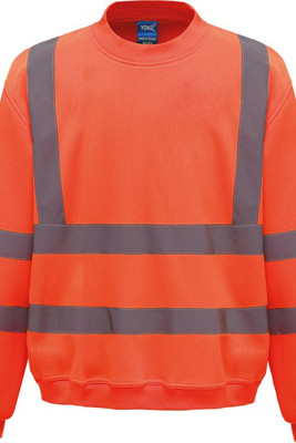 Yoko YHVJ510 - Hi-Vis crew neck Sweatshirt