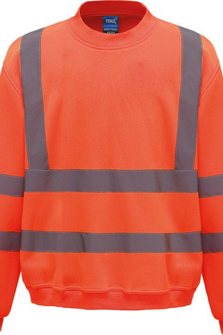Yoko YHVJ510 - Hi-Vis crew neck Sweatshirt