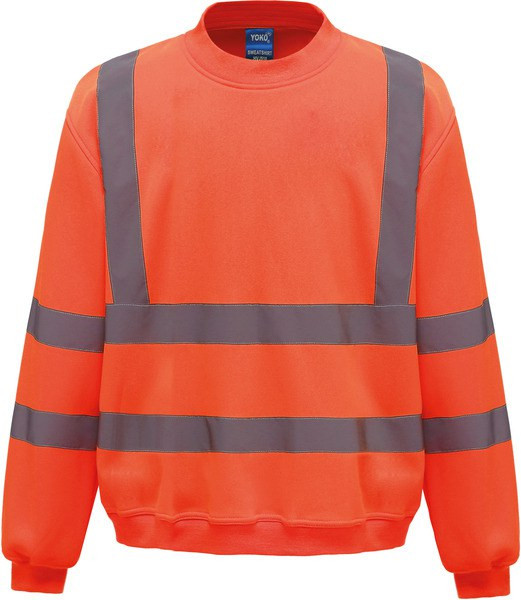 Yoko YHVJ510 - Hi-Vis crew neck Sweatshirt