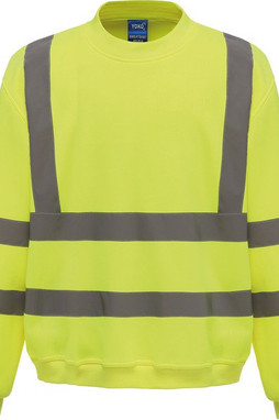 Yoko YHVJ510 - Hi-Vis crew neck Sweatshirt