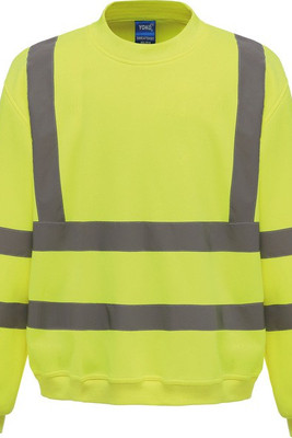 Yoko YHVJ510 - Reflektierender Sicherheits-Sweatshirt für Berufskleidung