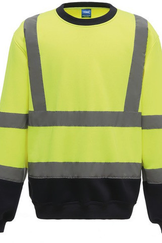 Yoko YHVJ510 - Hi-Vis sweatshirt med rund hals