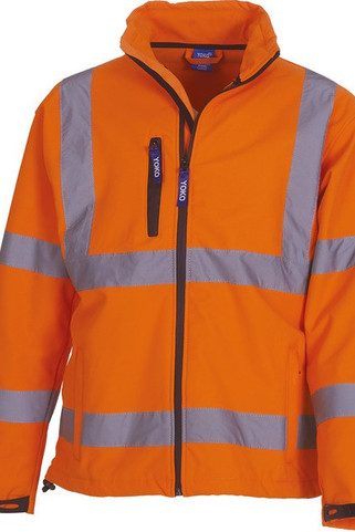 Yoko YHVK09 - Hi-Vis Softshell Jacket