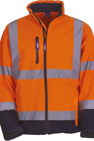 Yoko YHVK09 - Hi-Vis Softshell Jacket
