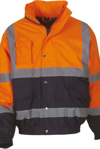 Yoko YHVP218 - Hi-Vis Two Tone Bomber Jacket
