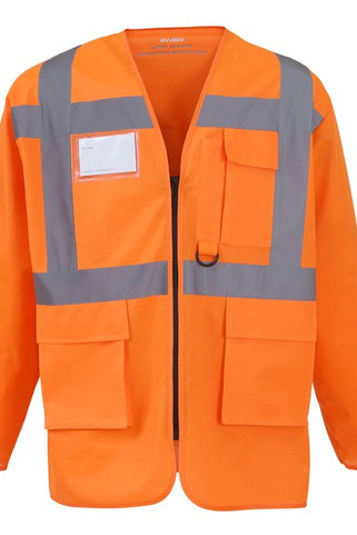 Yoko YHVJ800 - High-Visibility Safety Jacket with Reflective Strips
