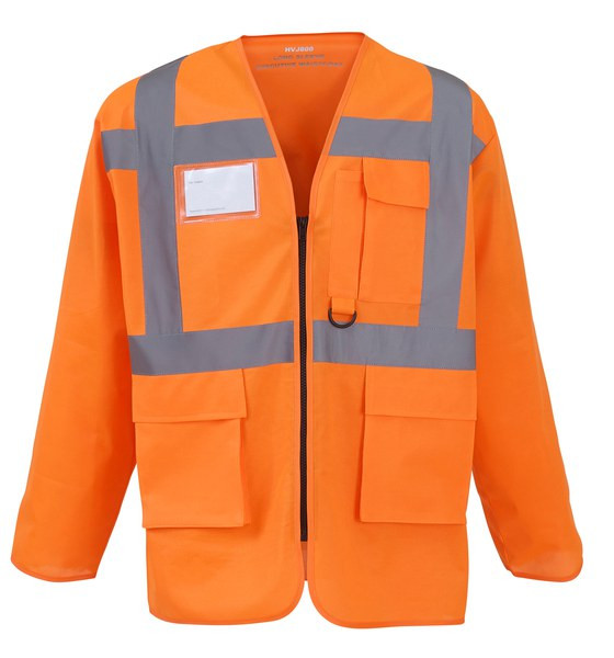 Yoko YHVJ800 - High-Visibility Safety Jacket with Reflective Strips