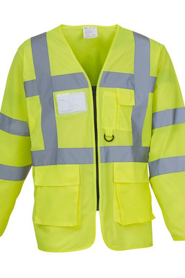 Yoko YHVJ800 - High-Visibility Safety Jacket with Reflective Strips