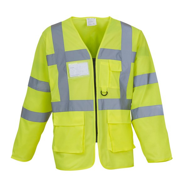 Yoko YHVJ800 - High-Visibility Safety Jacket with Reflective Strips