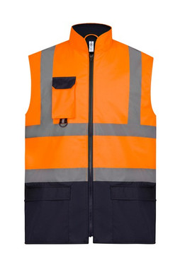 Yoko YHV005 - Hi-vis padded bodywarmer