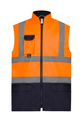 Yoko YHV005 - Bodywarmer rembourré haute visibilité