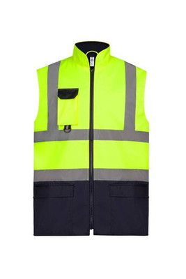 Yoko YHV005 - Hi-vis padded bodywarmer