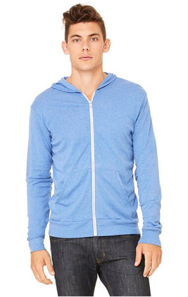 Bella B3939 - Unisex Triblend Light Hoodie