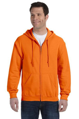 Gildan sweatshirt with zipper for men black