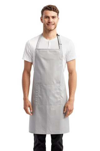 Artisan Collection by Reprime RP154 - Unisex Colours Sustainable Pocket Bib Apron