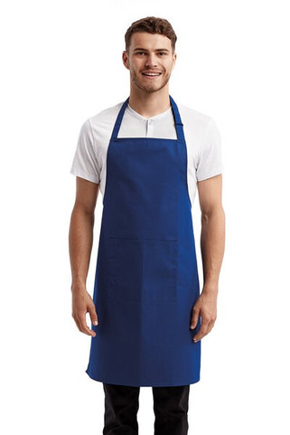 Artisan Collection by Reprime RP154 - Unisex Colours Sustainable Pocket Bib Apron