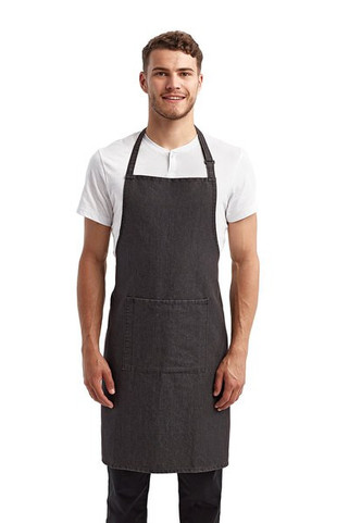 Artisan Collection by Reprime RP154 - Unisex Colours Sustainable Pocket Bib Apron
