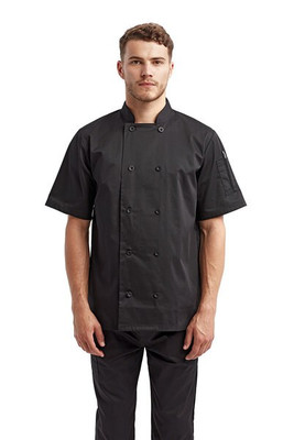 Artisan Collection by Reprime RP656 - Unisex Shirt-Sleeve Sustainable Chef's Jacket