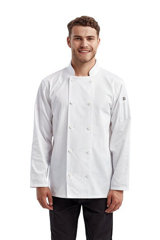 Artisan Collection by Reprime RP657 - Unisex Long-Sleeve Sustainable Chefs Jacket