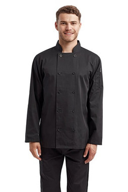 Artisan Collection by Reprime RP657 - Unisex Long-Sleeve Sustainable Chefs Jacket