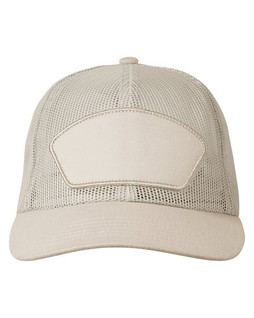 Big Accessories BA682 - All-Mesh Patch Trucker Hat