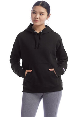 Champion S760 - Ladies PowerBlend Relaxed Hooded Sweatshirt
