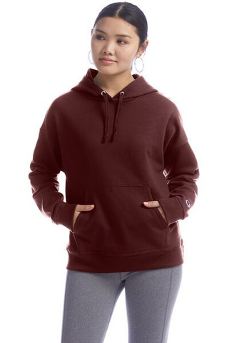 Champion S760 - Ladies PowerBlend Relaxed Hooded Sweatshirt