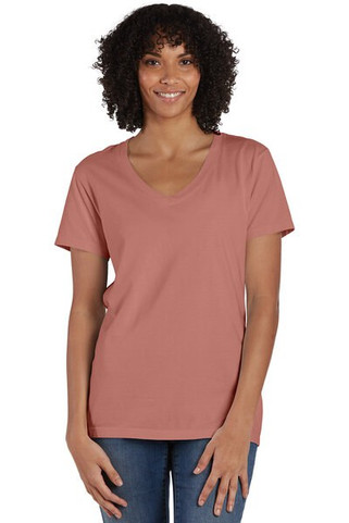 ComfortWash by Hanes GDH125 - Ladies V-Neck T-Shirt