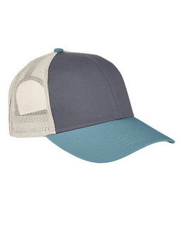 Authentic Pigment AP1919 - Tri-Color Trucker Cap