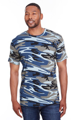 Code V 3907 - Urban Woodland Camo Cotton T-Shirt for Men