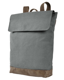 Authentic Pigment AP1922 - Mochila de Lona con Base de Cuero Sintético
