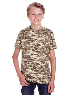 Code V C52207 - Youth Unisex Urban Woodland Camo T-Shirt