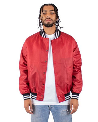 Shaka Wear SHVBJ - Mens Varsity Bomber Jacket