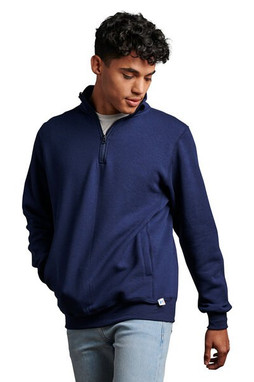 Russell Athletic 1Z4HBM - Unisex Dri-Power® Quarter-Zip Fleece