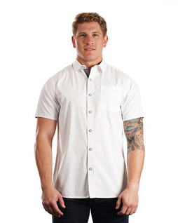 Burnside B9290 - Mens Peached Poplin Short Sleeve Woven Shirt