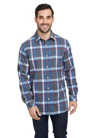 Burnside B8212 - Woven Plaid Flannel With Biased Pocket