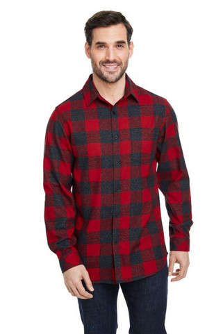 Burnside B8212 - Woven Plaid Flannel With Biased Pocket