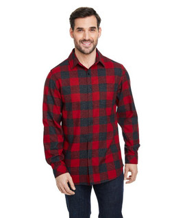 Burnside B8212 - Woven Plaid Flannel With Biased Pocket