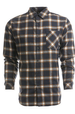 Burnside B8212 - Woven Plaid Flannel With Biased Pocket