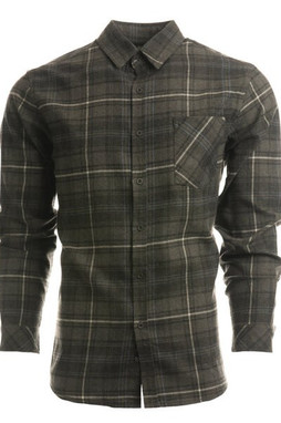Burnside B8212 - Woven Plaid Flannel With Biased Pocket