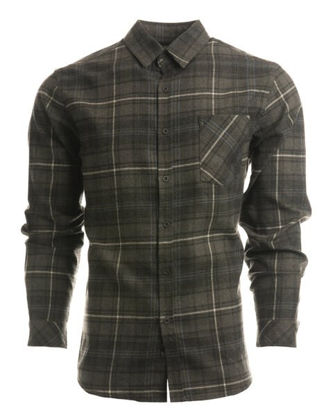 Burnside B8212 - Woven Plaid Flannel With Biased Pocket